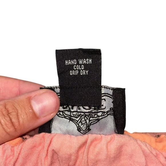 Angie Y2K Patchwork PInk Floral Circle Skirt Women’s Sz S Hippie Boho Casual - Picture 5 of 8